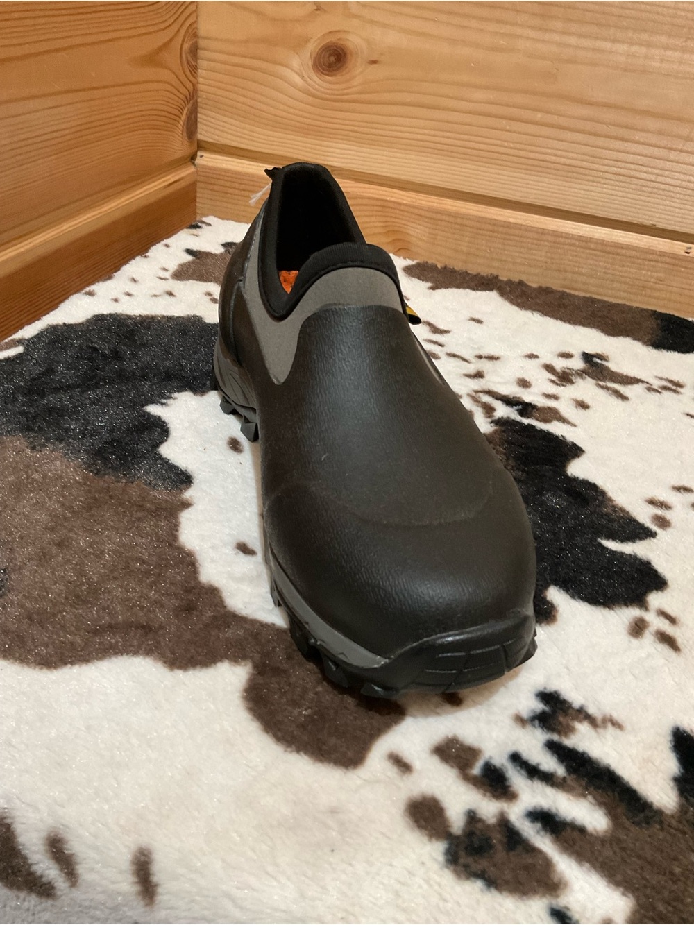 Women's Slip-On Ankle Bootie — Dark Brown/Gray